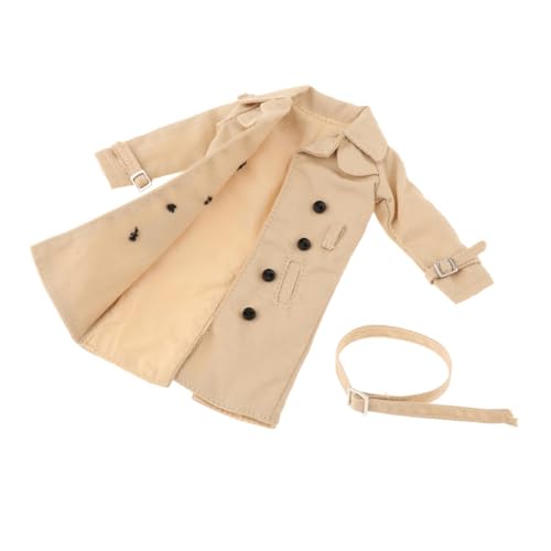 F Fityle 1/12 Männliche Trenchcoat Männliche Figur, 1/12 Maßstab Figur Puppe Kleidung für 6'' Action Figuren Zubehör, Khaki F Fityle 1/12 Männliche Trenchcoat Männliche Figur, 1/12 Maßstab Figur Puppe Kleidung für 6'' Action Figuren Zubehör, Khaki von F Fityle
