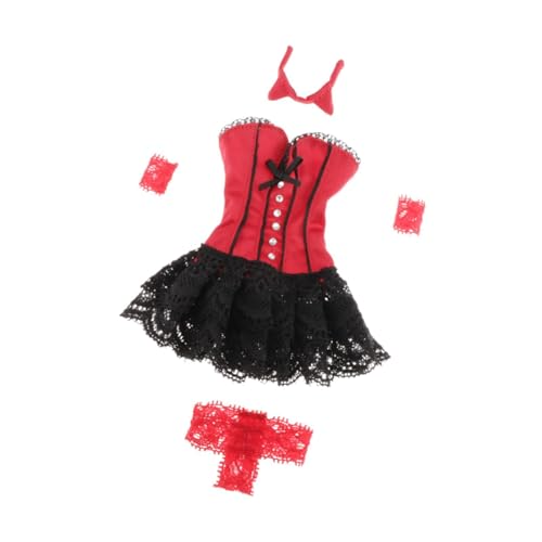 F Fityle 1/6 Frauen Action Figuren Anzug Set Voll Anzug Kleid und Shorts Cosplay Ankleide Kostüm Puppen Kleidung für 12 Zoll Action Figur, Schwarz F Fityle 1/6 Frauen Action Figuren Anzug Set Voll Anzug Kleid und Shorts Cosplay Ankleide Kostüm Puppen Kleidung für 12 Zoll Action Figur, Schwarz von F Fityle
