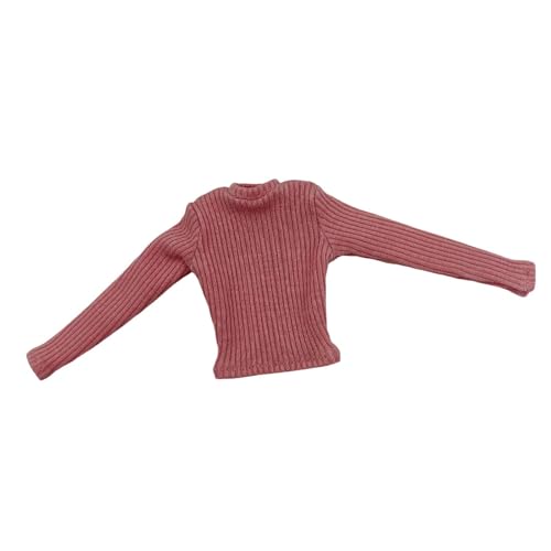 F Fityle 1/6 Langarm Tops Miniatur Casual Tops Stylish Mode Action Figur Kleidung Kleidung für 12 "Frauen Actionfiguren, Rosa von F Fityle