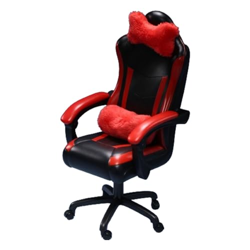 F Fityle 1/6 Miniatur-Gaming-Stuhl, Büro-Spielstuhl, Rollenspiel, Dekoration, Actionfiguren-Zubehör für 12-Zoll-Männerfiguren, Rot F Fityle 1/6 Miniatur-Gaming-Stuhl, Büro-Spielstuhl, Rollenspiel, Dekoration, Actionfiguren-Zubehör für 12-Zoll-Männerfiguren, Rot von F Fityle