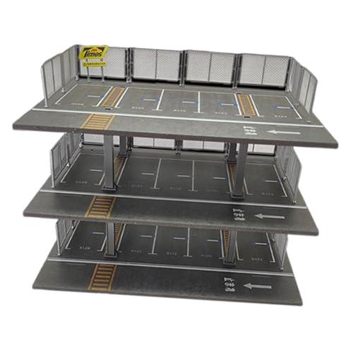F Fityle 1/64 Diecast Model Garage Diorama Display Tabletop Dekor für Geschenke Actionfiguren Modellsammler Leichtmetallauto, Japanisch 3-Schicht von F Fityle