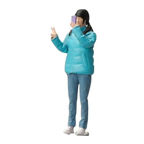 F Fityle 1/64 Menschen Figuren Harz Daunenjacke Mädchen Mini Menschen Figuren Handwerk für Diorama Miniatur Szene Layout Dekor Zubehör F Fityle 1/64 Menschen Figuren Harz Daunenjacke Mädchen Mini Menschen Figuren Handwerk für Diorama Miniatur Szene Layout Dekor Zubehör von F Fityle