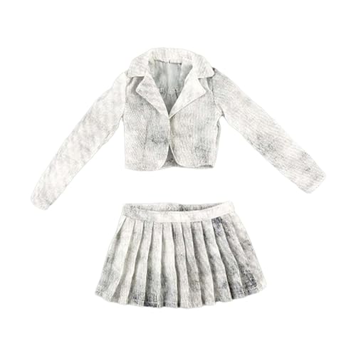 F Fityle 1: 6 Skala Kurzjacke Set Puppenkleidung Fashion DIY Outfit Weiches Dressing Miniatur kurzer Anzug Set für Figur, Weiß Schwarz F Fityle 1: 6 Skala Kurzjacke Set Puppenkleidung Fashion DIY Outfit Weiches Dressing Miniatur kurzer Anzug Set für Figur, Weiß Schwarz von F Fityle