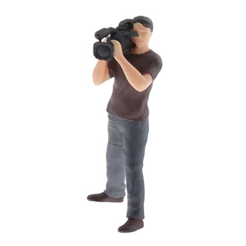 F Fityle 1: 64 Miniatur Figuren Fotograf Minipuppen Modell für Puppenstube Dekoration - D. F Fityle 1: 64 Miniatur Figuren Fotograf Minipuppen Modell für Puppenstube Dekoration - D. von F Fityle