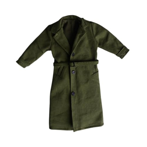 F Fityle 1:12 Actionfiguren Langer Windbreaker Graben Jacke Sammlerschichtmodell Zubehör Doll Dekor Weiche Outfits Figurenkostüm, Grün F Fityle 1:12 Actionfiguren Langer Windbreaker Graben Jacke Sammlerschichtmodell Zubehör Doll Dekor Weiche Outfits Figurenkostüm, Grün von F Fityle