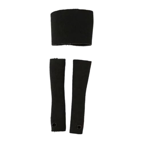 F Fityle 1:12 Frauen Tube Top Puppenhülle Set Kostüm Action Figur Kleidung Set Action Figure Kleidung für 6 '' Aktion Figur Körper, Schwarz von F Fityle