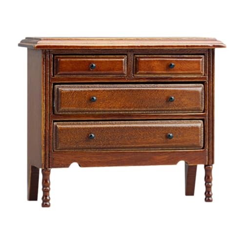 F Fityle 1:12 Puppenhausmöbel aus Holz, Möbelspielzeug, Simulation, Foto-Requisiten, handgefertigtes Puppenhauszubehör, Miniatur, Rollenspiel von F Fityle