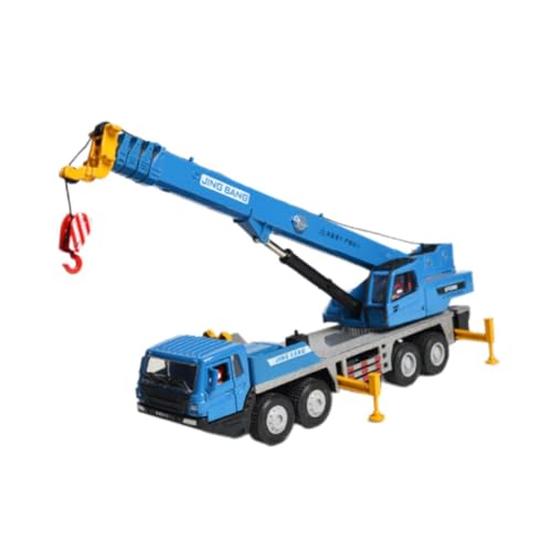 F Fityle 1:50 Scale Crane LKW Fahrzeug Hebefahrzeug Miniatursimulationsgeschenk Alloy Ingenieurlastwagen für Kinder Kinder Kleinkinder, Blau von F Fityle