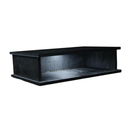 F Fityle 1:64 Parkplatz Organizer mit 6 Parkplatz Hintergrund LED -Display Hülle von F Fityle