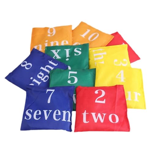 F Fityle 10 Stück Bean Bags für Wurfspiele mit Kindern und Jugendlichen F Fityle 10 Stück Bean Bags für Wurfspiele mit Kindern und Jugendlichen von F Fityle