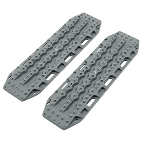 F Fityle 2 Stück RC Sandleiter Rampenbrett für RC-Auto-Fahrzeugsimulationssatz DIY modifiziertes Zubehör -Platte für 1/8 1/14 1/12, Grau von F Fityle