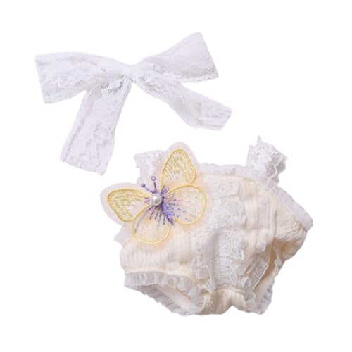 F Fityle 2 Stücke 17 cm Puppenkleidung Puppen-Strampler, Gelb von F Fityle