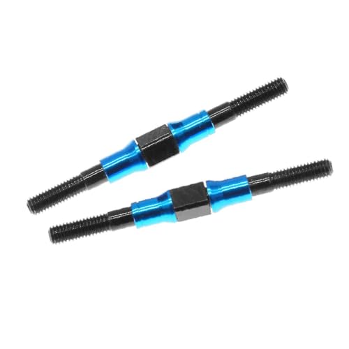F Fityle 2 Stücke Spannschlosswelle Linkstange Push Stange Professionelles Metall RC Modell Fahrzeug Teile Upgrade Teil für W202 RC Truck Crawler von F Fityle