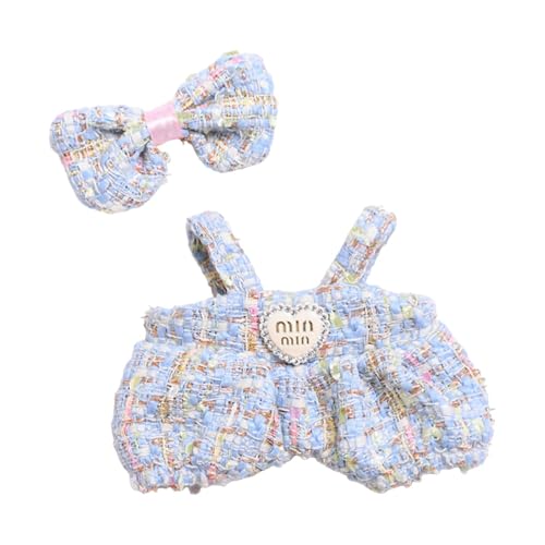 F Fityle 2-teiliges Puppenkleidungsset, Kostüme, dekorative Foto-Requisiten, weiche Mädchenpuppen-Outfits für 5,91 Zoll oder 6,69 Zoll große Anhängerpuppen, Blau F Fityle 2-teiliges Puppenkleidungsset, Kostüme, dekorative Foto-Requisiten, weiche Mädchenpuppen-Outfits für 5,91 Zoll oder 6,69 Zoll große Anhängerpuppen, Blau von F Fityle