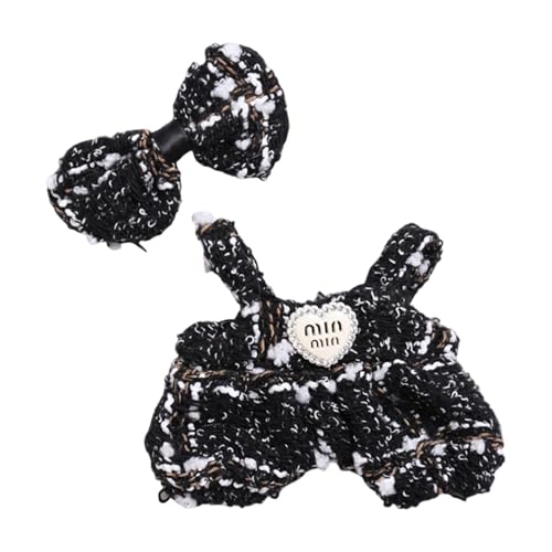 F Fityle 2-teiliges Puppenkleidungsset, Kostüme, dekorative Foto-Requisiten, weiche Mädchenpuppen-Outfits für 5,91 Zoll oder 6,69 Zoll große Anhängerpuppen, Schwarz F Fityle 2-teiliges Puppenkleidungsset, Kostüme, dekorative Foto-Requisiten, weiche Mädchenpuppen-Outfits für 5,91 Zoll oder 6,69 Zoll große Anhängerpuppen, Schwarz von F Fityle