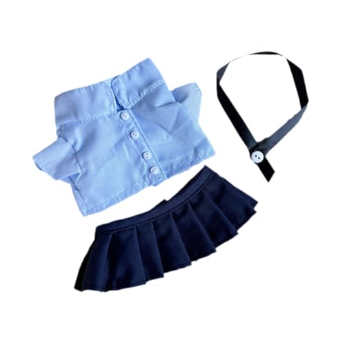 F Fityle 20 cm Plüschpuppen Kleidung weicher Krawattenhemdrockanzug für präsent F Fityle 20 cm Plüschpuppen Kleidung weicher Krawattenhemdrockanzug für präsent von F Fityle