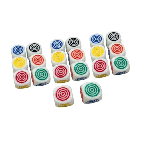 F Fityle 20pcs Game Dice Set Colored Dice Crafts 16mm Klassenzimmer Leichtes Skill Action Game Collections Sechsseitige Würfel -Unterrichtsspielzeug F Fityle 20pcs Game Dice Set Colored Dice Crafts 16mm Klassenzimmer Leichtes Skill Action Game Collections Sechsseitige Würfel -Unterrichtsspielzeug von F Fityle