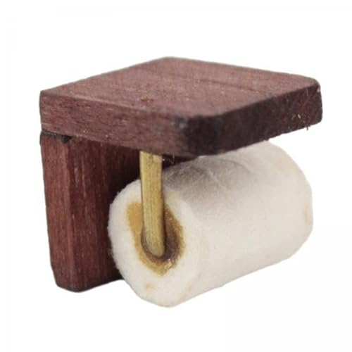 F Fityle 2X 1/12 Puppenhaus Toilettenpapierhalter, Miniaturmodell, Ornamente, Multifunktionales Dekoratives Möbelzubehör für Das Puppenhaus Wohnzimmer F Fityle 2X 1/12 Puppenhaus Toilettenpapierhalter, Miniaturmodell, Ornamente, Multifunktionales Dekoratives Möbelzubehör für Das Puppenhaus Wohnzimmer von F Fityle