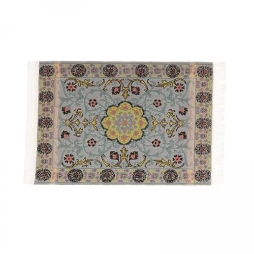 F Fityle 2X 1/12 Puppenhausteppich 3,86'' X 6,18'' Gewebte Schlafzimmerdekoration Vintage Retro Möbelzubehör mit Quasten Türkischer Teppich F Fityle 2X 1/12 Puppenhausteppich 3,86'' X 6,18'' Gewebte Schlafzimmerdekoration Vintage Retro Möbelzubehör mit Quasten Türkischer Teppich von F Fityle