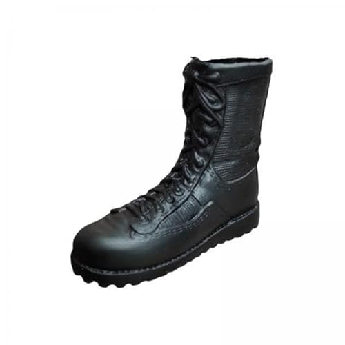 F Fityle 2X 1/6 Herrenschuhe Wüstenstiefel Kampfstiefel Schuhe Formelle Schnür Kampfstiefeletten Schwarz Mode für 12'' Männliche Puppen Zubehörkostüm F Fityle 2X 1/6 Herrenschuhe Wüstenstiefel Kampfstiefel Schuhe Formelle Schnür Kampfstiefeletten Schwarz Mode für 12'' Männliche Puppen Zubehörkostüm von F Fityle