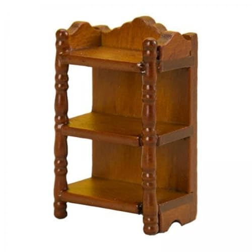 F Fityle 2X 1:12 3 Stufiges 3 Stufiges Lagerregal, Regalzubehör, Spielzeug, Lebensszene, Mikrolandschaft, Puppenzubehör, Dekoration für Zuhause von F Fityle