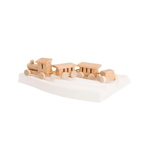 F Fityle 2X 1:12 Puppenhaus Miniaturlokomotive, Küchengerät, Mini Holzeisenbahn Spielzeugsimulations Dampfzug für Den BAU Eines Feengartens F Fityle 2X 1:12 Puppenhaus Miniaturlokomotive, Küchengerät, Mini Holzeisenbahn Spielzeugsimulations Dampfzug für Den BAU Eines Feengartens von F Fityle