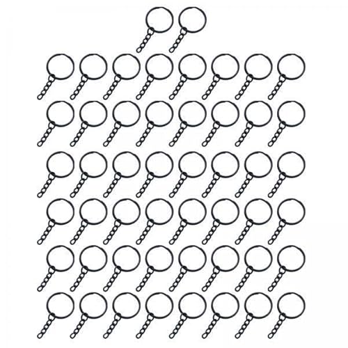 F Fityle 2X 50 Stück Schlüsselanhänger mit Kette, Schlüsselanhängerringe, 2,5 cm, 25 Mm, Schlüsselanhänger, Ringe, Teile Zum Basteln, F Fityle 2X 50 Stück Schlüsselanhänger mit Kette, Schlüsselanhängerringe, 2,5 cm, 25 Mm, Schlüsselanhänger, Ringe, Teile Zum Basteln, von F Fityle