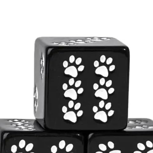 F Fityle 2X 6X Sechsseitige Würfel, Familientischspiel, Süßes Muster, Familienspiele für Unterhaltungstisch Brettparty F Fityle 2X 6X Sechsseitige Würfel, Familientischspiel, Süßes Muster, Familienspiele für Unterhaltungstisch Brettparty von F Fityle