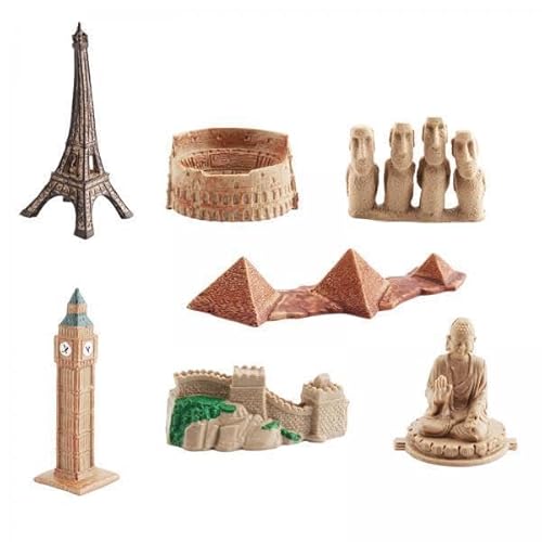 F Fityle 2X 7 Stück Berühmtes Wahrzeichen Gebäudemodell Mikrofiguren Ornament Sammlung Modellbausätze BAU Pädagogisch für Desktop F Fityle 2X 7 Stück Berühmtes Wahrzeichen Gebäudemodell Mikrofiguren Ornament Sammlung Modellbausätze BAU Pädagogisch für Desktop von F Fityle