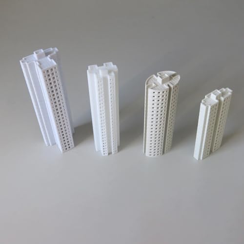 F Fityle 2X Eisenbahn Architektur Modell, DIY Layout, 1/800, Baumaterialien, Miniaturen, Display, Bemalte Modelleisenbahn Landschaftsarchitektur von F Fityle