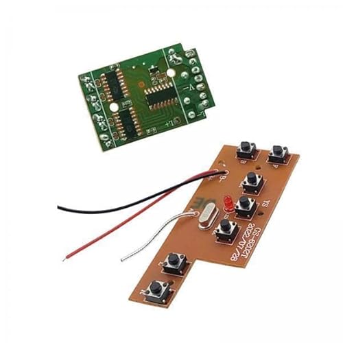F Fityle 2X RC Sender Und Empfängerplatine, Empfängerplatinen Modul Set, 7 Kanäle, Zubehör für Ferngesteuertes Spielzeug, RC Car Ersatzteile F Fityle 2X RC Sender Und Empfängerplatine, Empfängerplatinen Modul Set, 7 Kanäle, Zubehör für Ferngesteuertes Spielzeug, RC Car Ersatzteile von F Fityle
