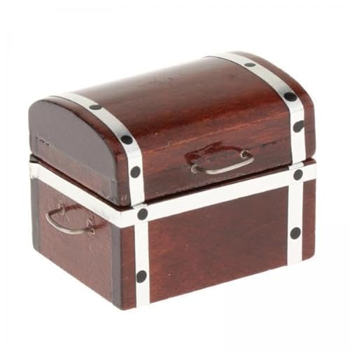 F Fityle 2X Schmuckkasten Aus Holz Im Maßstab 1:12, Eleganter Stil, Handgefertigt, Exquisites Kunsthandwerk, Vintage Aus Holz, Miniatur für DIY S F Fityle 2X Schmuckkasten Aus Holz Im Maßstab 1:12, Eleganter Stil, Handgefertigt, Exquisites Kunsthandwerk, Vintage Aus Holz, Miniatur für DIY S von F Fityle