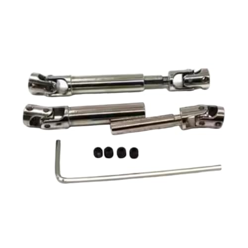 F Fityle 2X Teleskop-RC-Antriebswelle RC-Getriebewelle Einfach zu installierende Aktualisierungsteile RC-Modellfahrzeugteile für D90 D91 Hobby-Auto, Silber F Fityle 2X Teleskop-RC-Antriebswelle RC-Getriebewelle Einfach zu installierende Aktualisierungsteile RC-Modellfahrzeugteile für D90 D91 Hobby-Auto, Silber von F Fityle