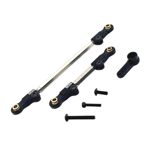 F Fityle 2pcs Lenkverknüpfungsstange RC Ziehenstange Ersetzen Ersatzteile RC -Auto -Druckstangen mit Servoarm für H12Y H12Y+ Crawler -Zubehör, Schwarz F Fityle 2pcs Lenkverknüpfungsstange RC Ziehenstange Ersetzen Ersatzteile RC -Auto -Druckstangen mit Servoarm für H12Y H12Y+ Crawler -Zubehör, Schwarz von F Fityle
