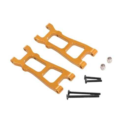 F Fityle 2pcs hintere untere Suspension Arm Heck RC Swing Arm 1/20 RC Model Auto Fernbedienung Spielzeughängung Arme RC Carsuspension Arm, Gold von F Fityle
