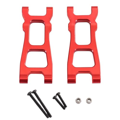 F Fityle 2pcs hintere untere Suspension Arm Heck RC Swing Arm 1/20 RC Model Auto Fernbedienung Spielzeughängung Arme RC Carsuspension Arm, Rot von F Fityle
