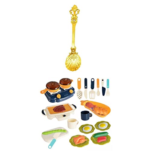 F Fityle 31-teiliges Kochgeschirr-Set für Kinder, Spielzeug für Rollenspiele von F Fityle