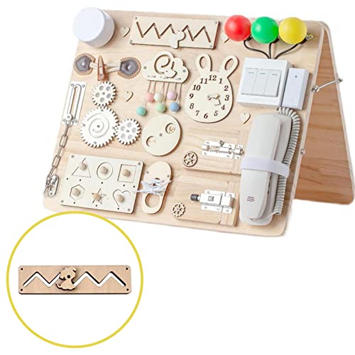 F Fityle 3X Busy Board DIY Zubehör Motorik Holzhandwerk Spielzeug Lernaktivitäten Sensorisches Spielzeug Activity für Vorschulkinder F Fityle 3X Busy Board DIY Zubehör Motorik Holzhandwerk Spielzeug Lernaktivitäten Sensorisches Spielzeug Activity für Vorschulkinder von F Fityle