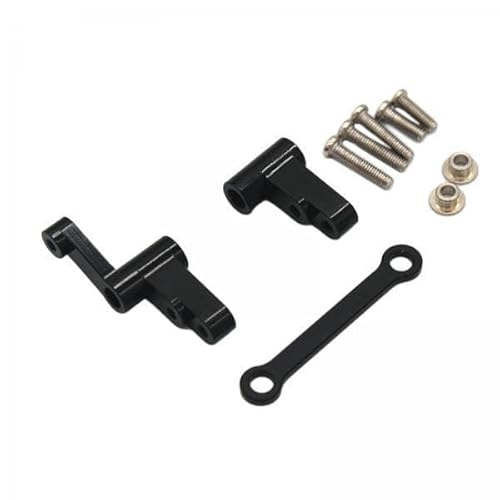 F Fityle 3X RC Auto Lenkung Set Aluminium Legierung Hohe Festigkeit Ersetzt für Maßstab 1:14 14301 14302 RC Modell Auto Zubehör DIY Geändert von F Fityle