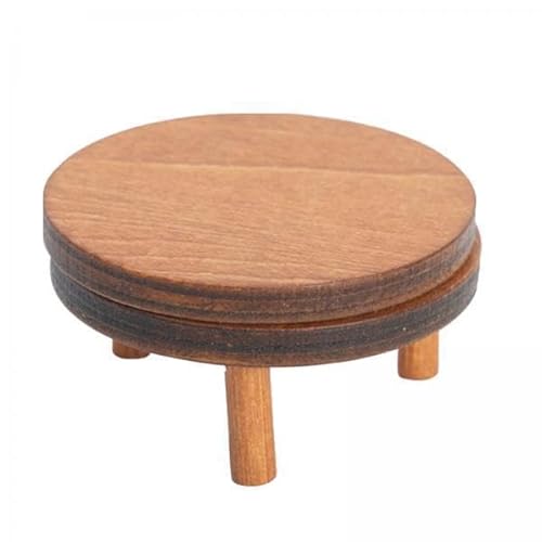 F Fityle 3X Simulations Miniatur Tischregal, Lebensechte Lindenholz Fotorequisiten, Basteln, Niedlicher 1:12 Mini Holz Schreibtisch für Puppenhaus, DIY, Rollen F Fityle 3X Simulations Miniatur Tischregal, Lebensechte Lindenholz Fotorequisiten, Basteln, Niedlicher 1:12 Mini Holz Schreibtisch für Puppenhaus, DIY, Rollen von F Fityle
