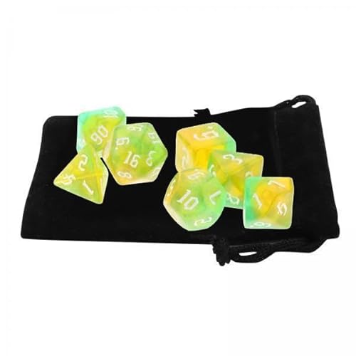 F Fityle 4X 7X Multi Side Dice Set Dice Props Games Accessaries von F Fityle