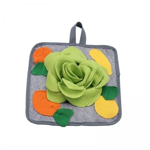 F Fityle 4X Futtermatte für Kaninchen, Langsamer Futterspender, Puzzle Spielzeug, Leckerli Spender, Nasenarbeit, Futtermatte, Trainingsunterlage für von F Fityle