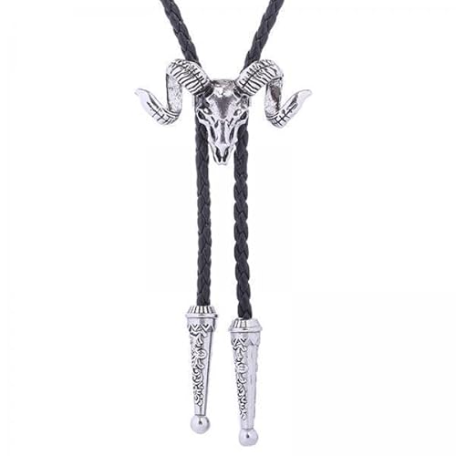 F Fityle 4X Western Cowboy Bolo Tie Mode Ziegenkopf Krawatte für Männer Frauen F Fityle 4X Western Cowboy Bolo Tie Mode Ziegenkopf Krawatte für Männer Frauen von F Fityle