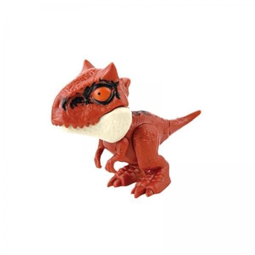 F Fityle 4X beißender Finger Dinosaurier Spielzeug Actionfigur Lustige Theaterpuppe Puppe Hand Dinosaurierpuppe für Kinder Familienspiel Geburtstagsgeschenke von F Fityle