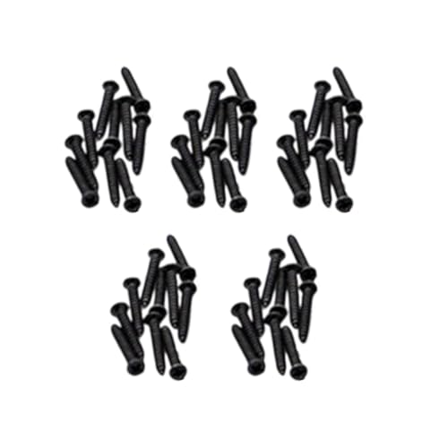 F Fityle 50 Stücke HO N Track Screw, HO Scale, Universal, Modell Railway Teile Hobby -Zug -Zubehör für Modellzugersatz, Kurz von F Fityle