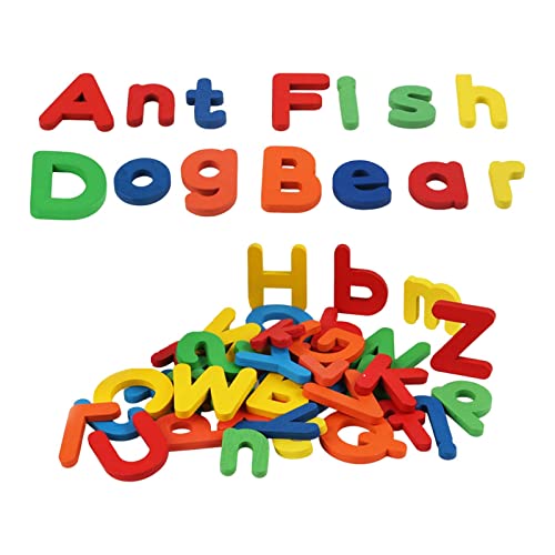 F Fityle 52x Alphabet Frühes Lernspielzeug, Eltern-Kind-Interaktion Buntes englisches Wort Rechtschreibung Balance Hand Eye Matching Game Boys von F Fityle
