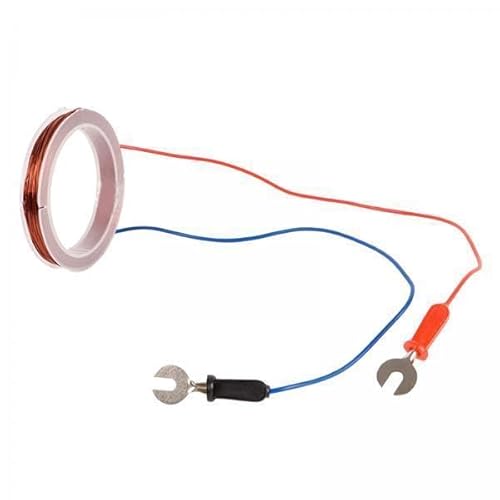 F Fityle 5X Elektromagnetisches Experiment, Kupferspule, Frühes Lernspielzeug, Leichte Und Einfach zu Bedienende Physik Rundspule für Oberstufenschüler F Fityle 5X Elektromagnetisches Experiment, Kupferspule, Frühes Lernspielzeug, Leichte Und Einfach zu Bedienende Physik Rundspule für Oberstufenschüler von F Fityle