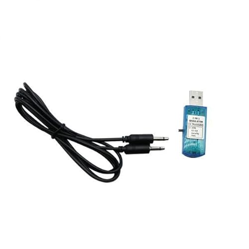 F Fityle 5X Tragbarer 4 Achsen Flugsimulator USB Simulationstrainer Controller mit Audiokabel von F Fityle