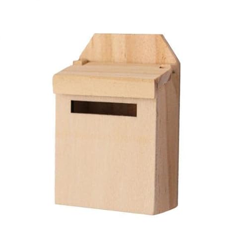 F Fityle 5er Set Holz Briefkasten in Pastellfarbe für Miniaturwelten, 5 STK von F Fityle