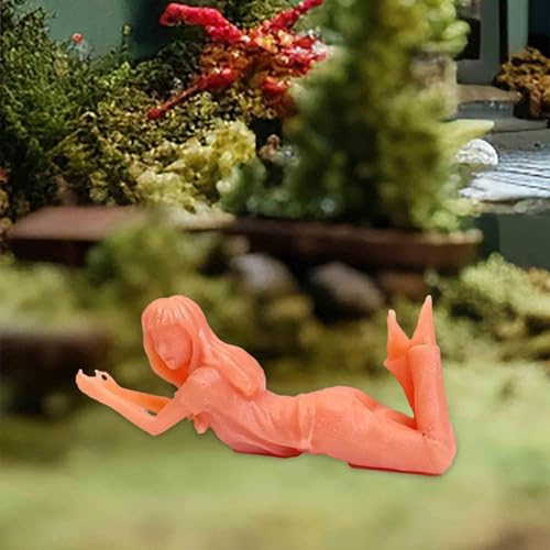 F Fityle 6X Diorama Picknick Figuren, Harzfiguren, Hobby, Miniaturszene, Straßenmenschen, Modell für Sammlungen, Foto Requisiten, Eisenbahn Sets von F Fityle